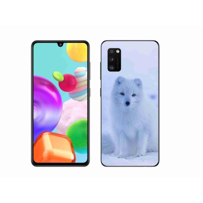 Gélový kryt mmCase na mobil Samsung Galaxy A41 - polárna líška