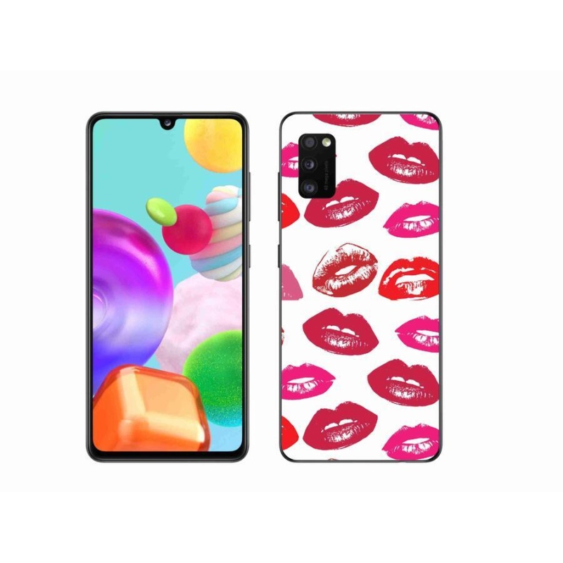 Gélový kryt mmCase na mobil Samsung Galaxy A41 - pery