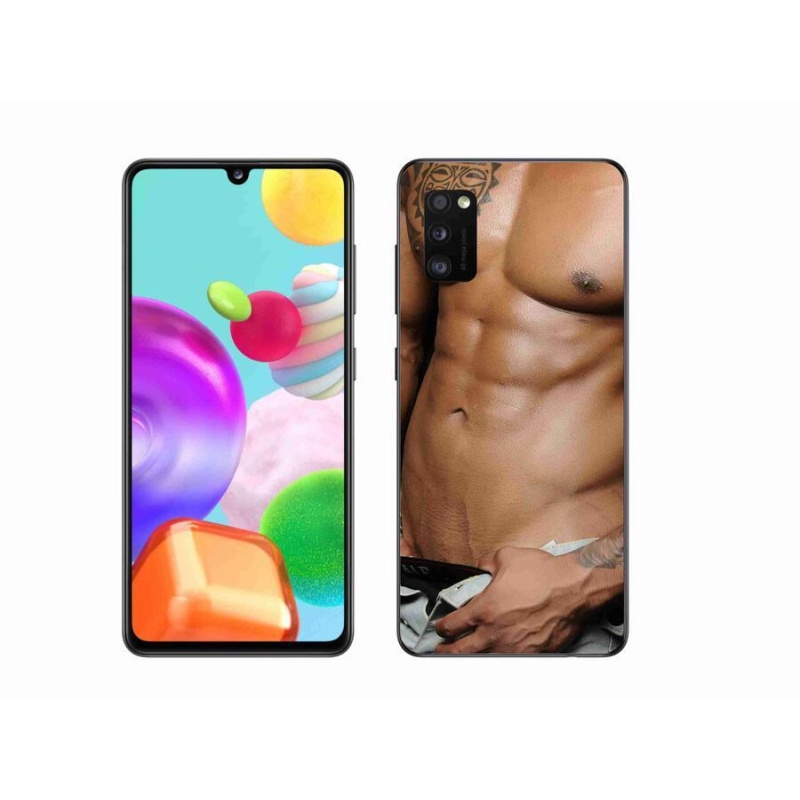 Gélový kryt mmCase na mobil Samsung Galaxy A41 - sexy muž