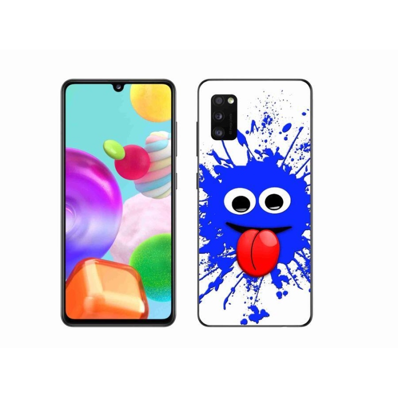 Gélový kryt mmCase na mobil Samsung Galaxy A41 - strašidlo