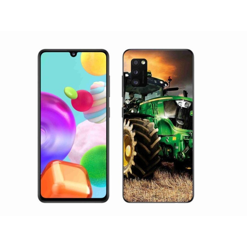 Gélový kryt mmCase na mobil Samsung Galaxy A41 - traktor