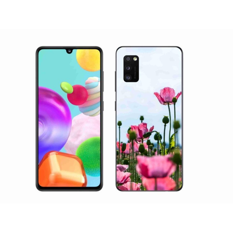 Gélový kryt mmCase na mobil Samsung Galaxy A41 - vlčí mak