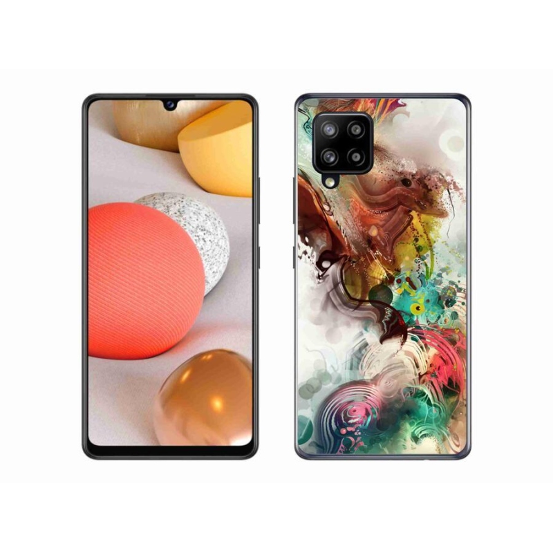 Gélový kryt mmCase na mobil Samsung Galaxy A42 5G - abstrakt 1