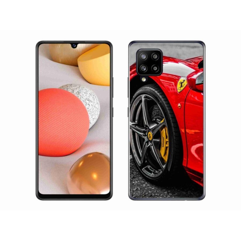 Gélový kryt mmCase na mobil Samsung Galaxy A42 5G - auto 1