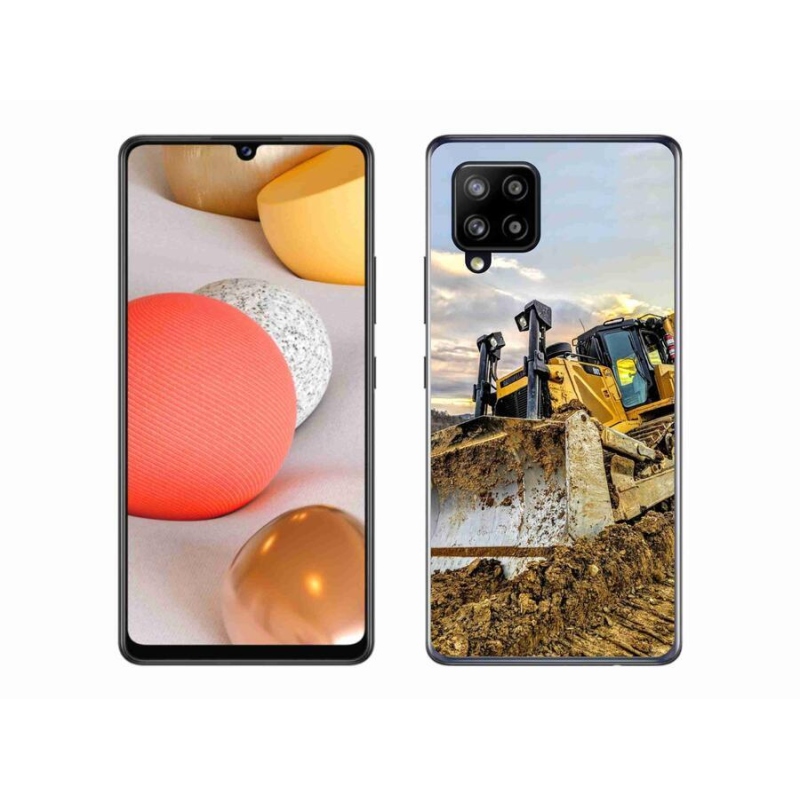 Gélový kryt mmCase na mobil Samsung Galaxy A42 5G - bager