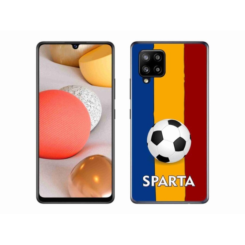 Gélový kryt mmCase na mobil Samsung Galaxy A42 5G - futbal 1