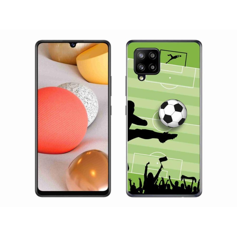 Gélový kryt mmCase na mobil Samsung Galaxy A42 5G - futbal 3
