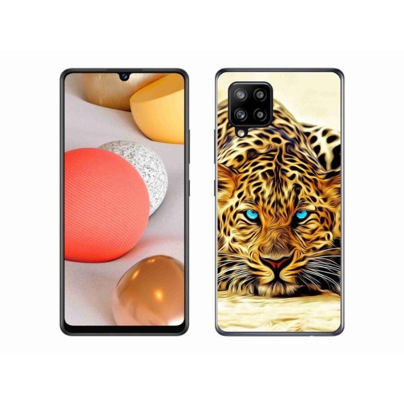 Gélový kryt mmCase na mobil Samsung Galaxy A42 5G - kreslený tiger