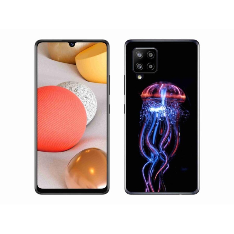 Gélový kryt mmCase na mobil Samsung Galaxy A42 5G - medúza