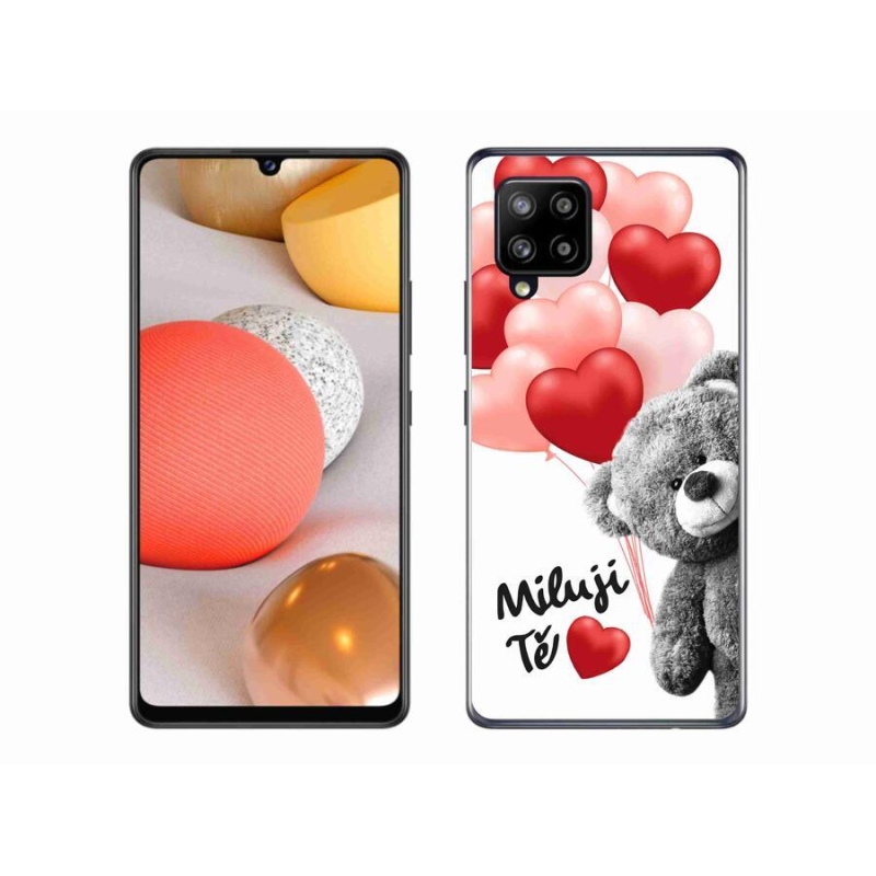 Gélový kryt mmCase na mobil Samsung Galaxy A42 5G - milujem Ťa