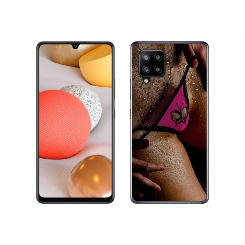 Gélový kryt mmCase na mobil Samsung Galaxy A42 5G - sexy žena