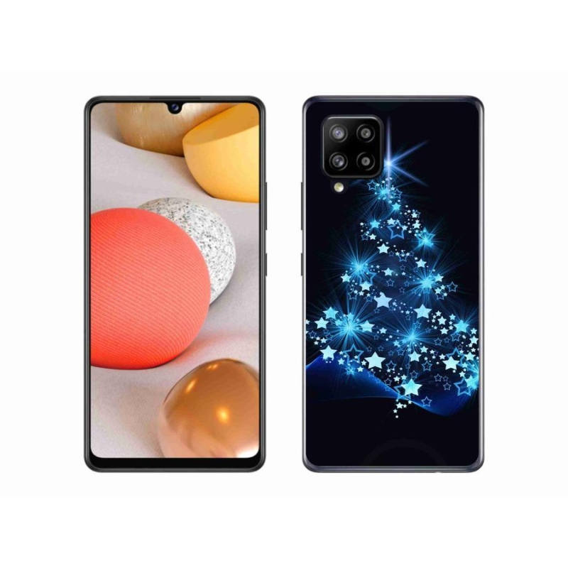 Gélový kryt mmCase na mobil Samsung Galaxy A42 5G- vianočný stromček