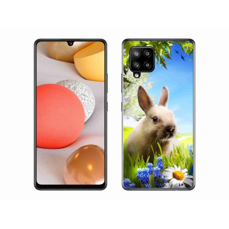 Gélový kryt mmCase na mobil Samsung Galaxy A42 5G - zajačik