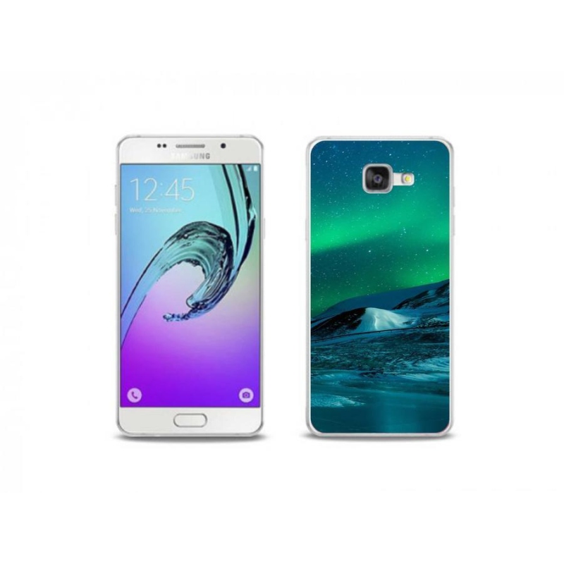 Gélový kryt mmCase na mobil Samsung Galaxy A5 (2016) - polárna žiara