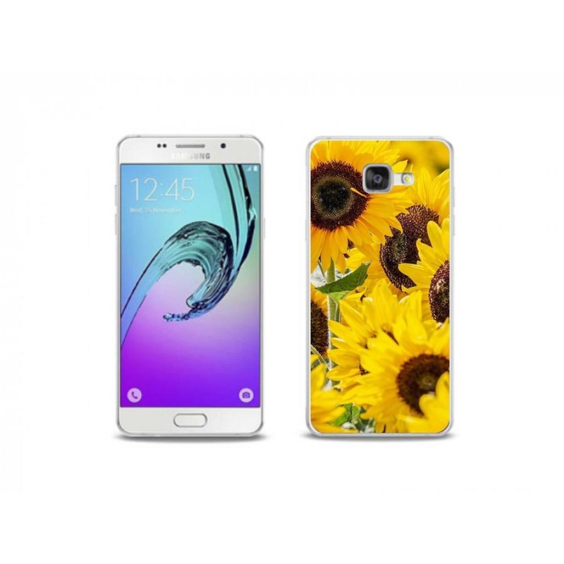 Gélový kryt mmCase na mobil Samsung Galaxy A5 (2016) - slnečnica