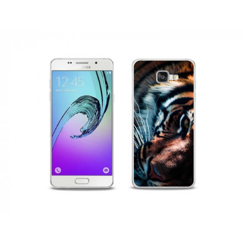 Gélový kryt mmCase na mobil Samsung Galaxy A5 (2016) - tigrie pohľad