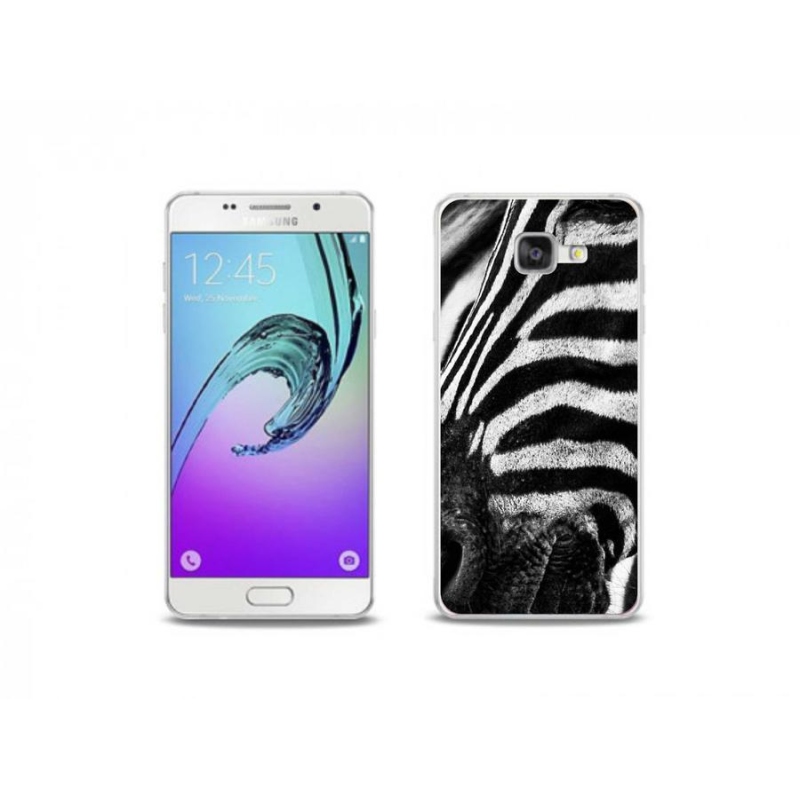 Gélový kryt mmCase na mobil Samsung Galaxy A5 (2016) - zebra