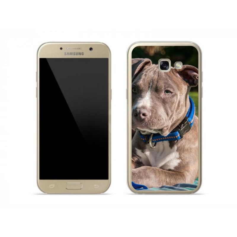 Gélový kryt mmCase na mobil Samsung Galaxy A5 (2017) - pitbull