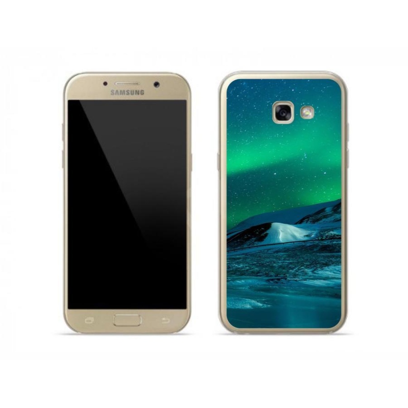 Gélový kryt mmCase na mobil Samsung Galaxy A5 (2017) - polárna žiara