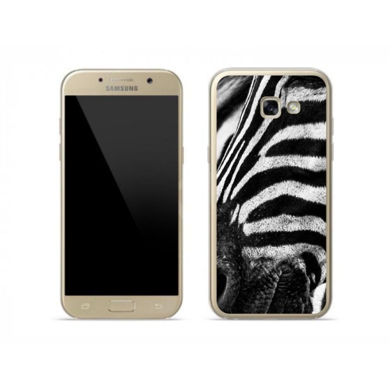 Gélový kryt mmCase na mobil Samsung Galaxy A5 (2017) - zebra