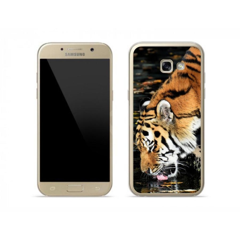 Gélový kryt mmCase na mobil Samsung Galaxy A5 (2017) - smädný tiger