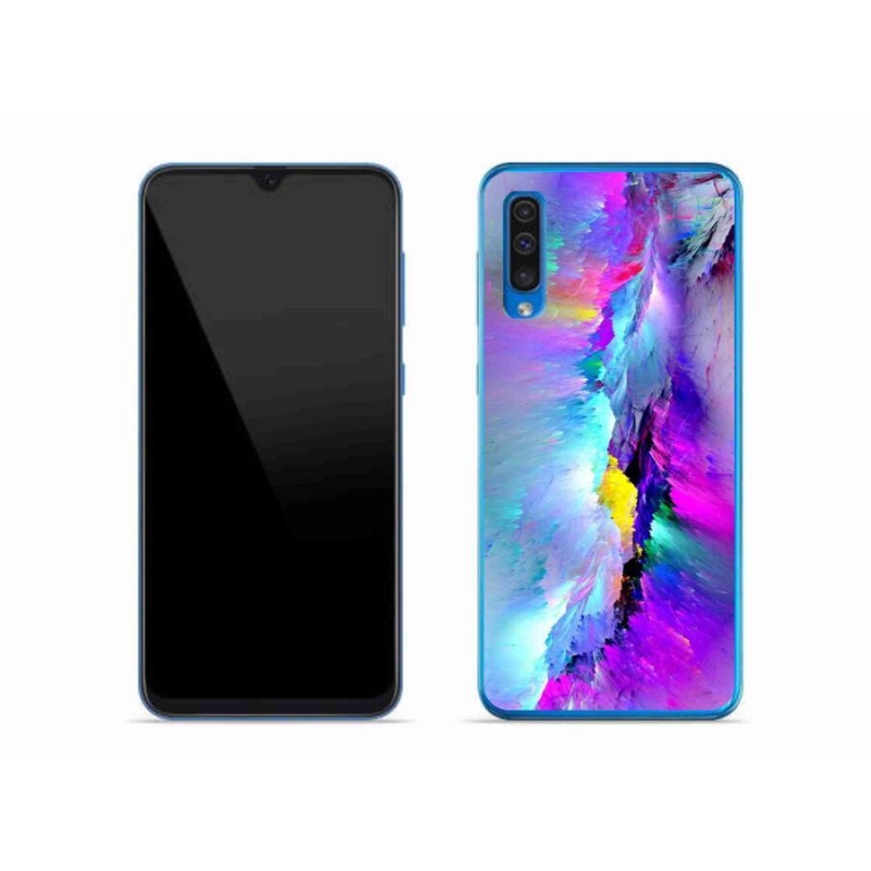 Gélový kryt mmCase na mobil Samsung Galaxy A50 - abstrakt