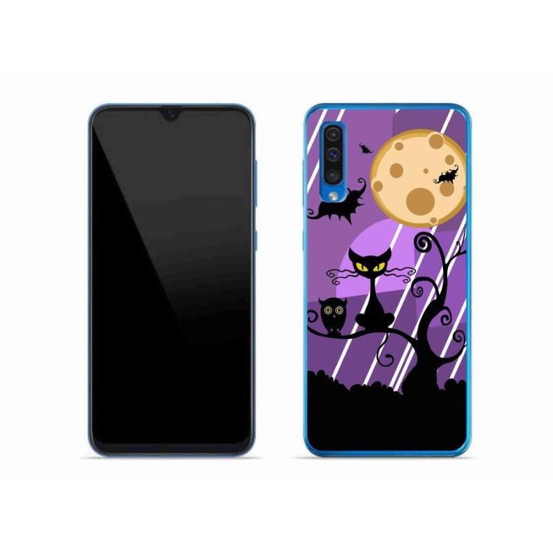 Gélový kryt mmCase na mobil Samsung Galaxy A50 - halloween