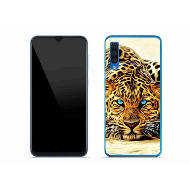 Gélový kryt mmCase na mobil Samsung Galaxy A50 - kreslený tiger