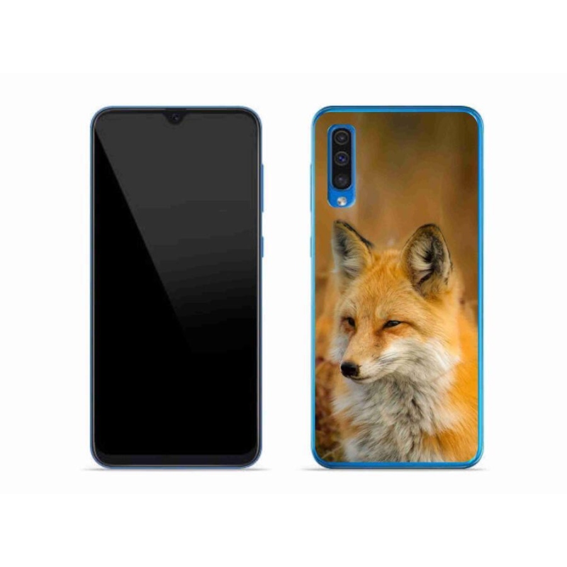 Gélový kryt mmCase na mobil Samsung Galaxy A50 - líška