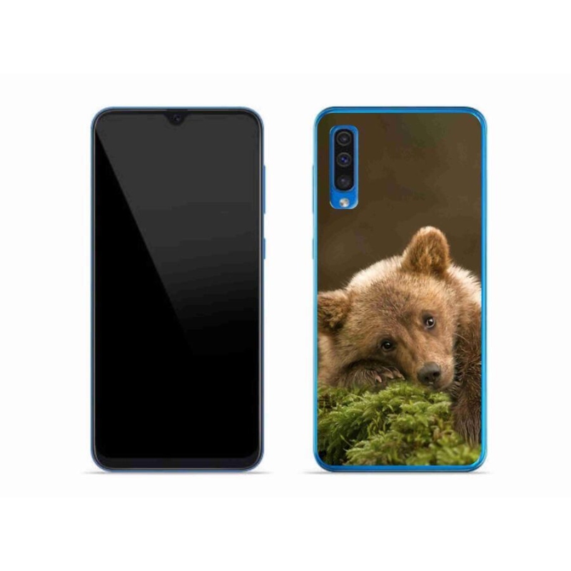 Gélový kryt mmCase na mobil Samsung Galaxy A50 - medveď