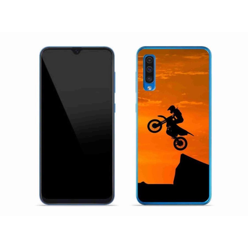 Gélový kryt mmCase na mobil Samsung Galaxy A50 - motocross