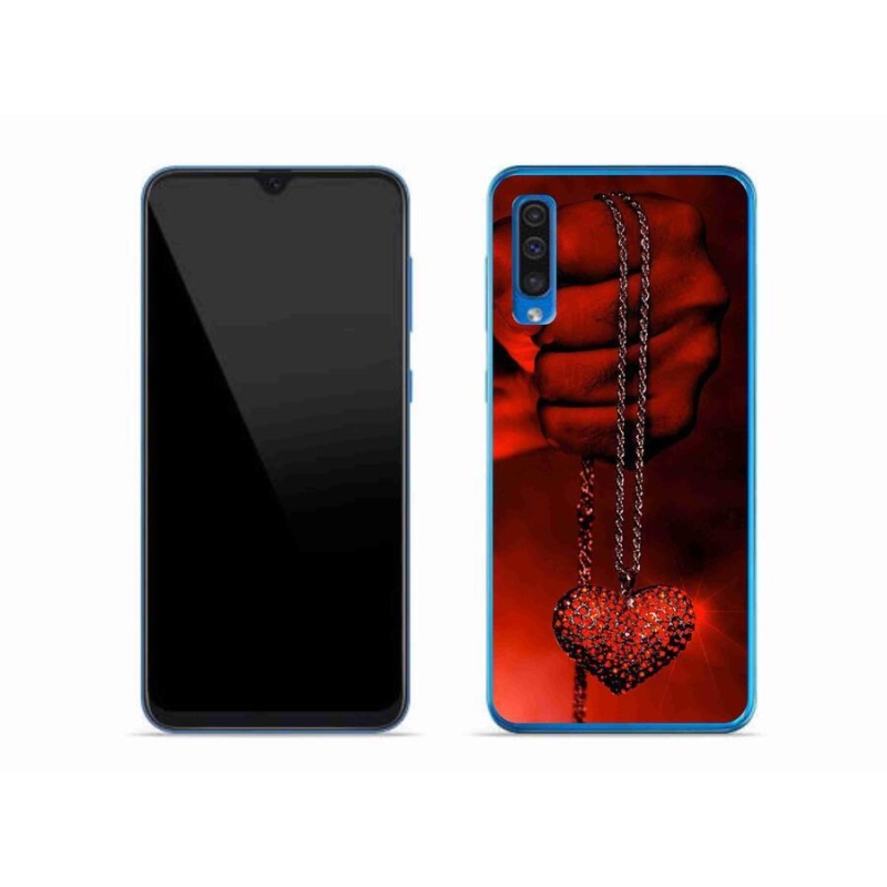 Gélový kryt mmCase na mobil Samsung Galaxy A50 - náhrdelník