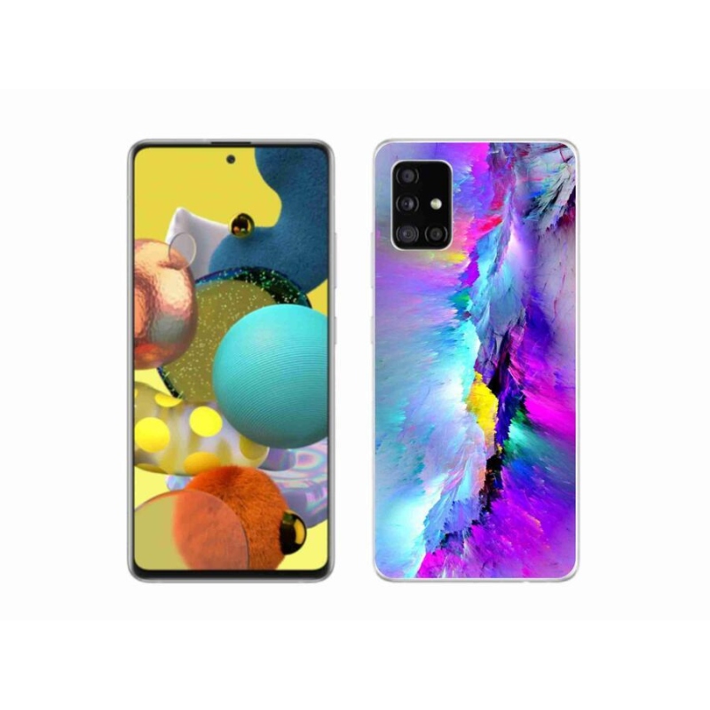 Gélový kryt mmCase na mobil Samsung Galaxy A51 5G - abstrakt