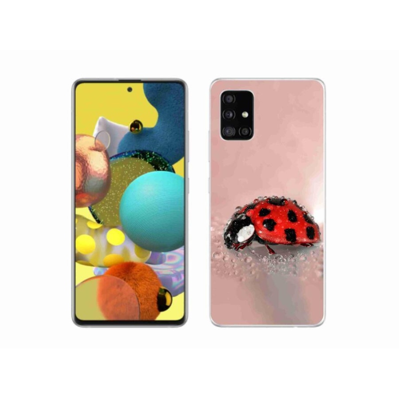 Gélový kryt mmCase na mobil Samsung Galaxy A51 5G - lienka