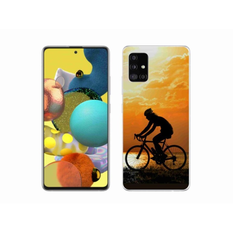 Gélový kryt mmCase na mobil Samsung Galaxy A51 5G - cyklovýlety