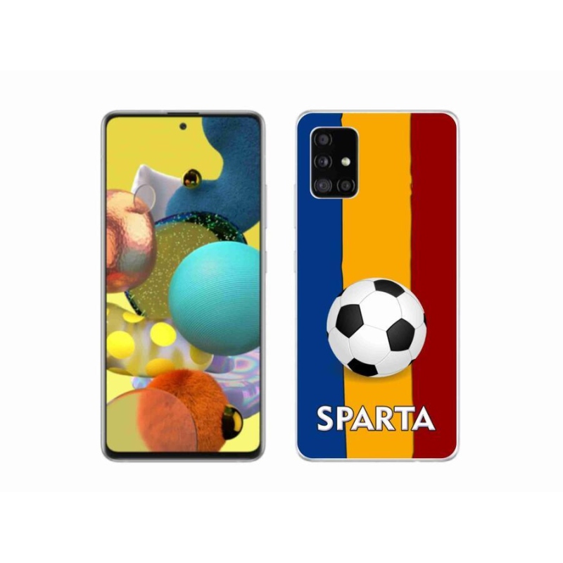 Gélový kryt mmCase na mobil Samsung Galaxy A51 5G - futbal 1