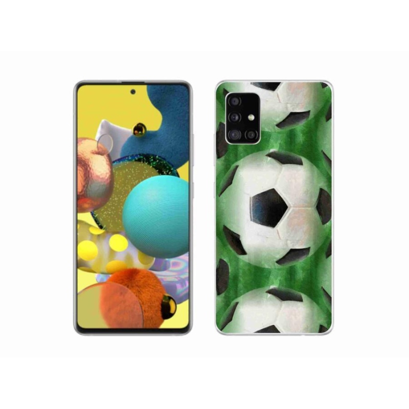 Gélový kryt mmCase na mobil Samsung Galaxy A51 5G - futbalová lopta