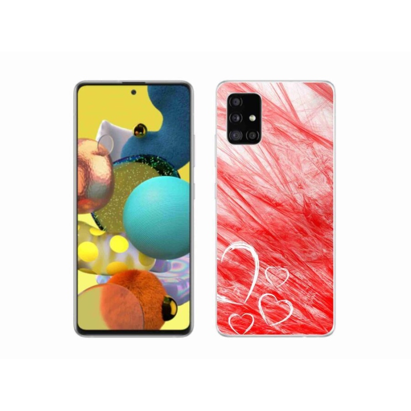 Gélový kryt mmCase na mobil Samsung Galaxy A51 5G - heart