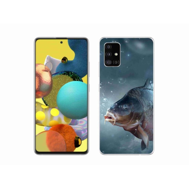 Gélový kryt mmCase na mobil Samsung Galaxy A51 5G - kapor a bublinky