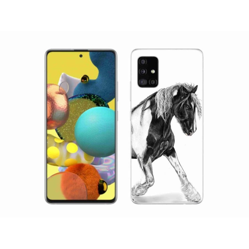 Gélový kryt mmCase na mobil Samsung Galaxy A51 5G - kôň