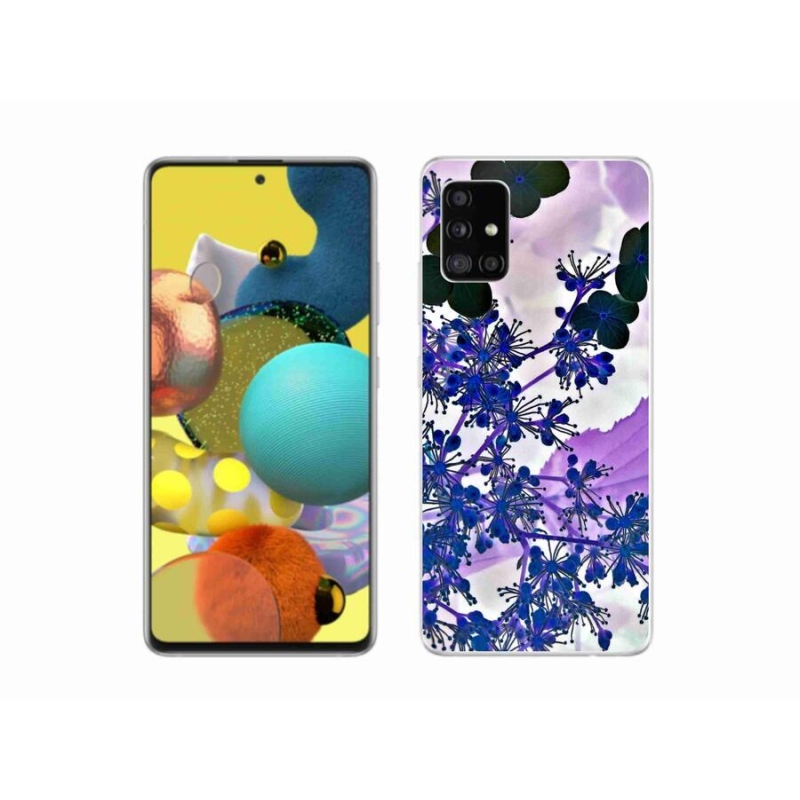 Gélový kryt mmCase na mobil Samsung Galaxy A51 5G - kvet hortenzie