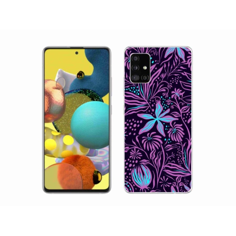 Gelový kryt mmCase na mobil Samsung Galaxy A51 5G - kvety 2