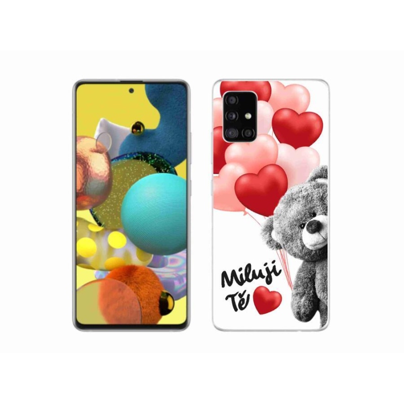 Gélový kryt mmCase na mobil Samsung Galaxy A51 5G - milujem Ťa