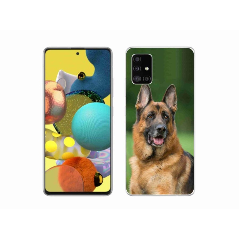 Gélový kryt mmCase na mobil Samsung Galaxy A51 5G - nemecký ovčiak