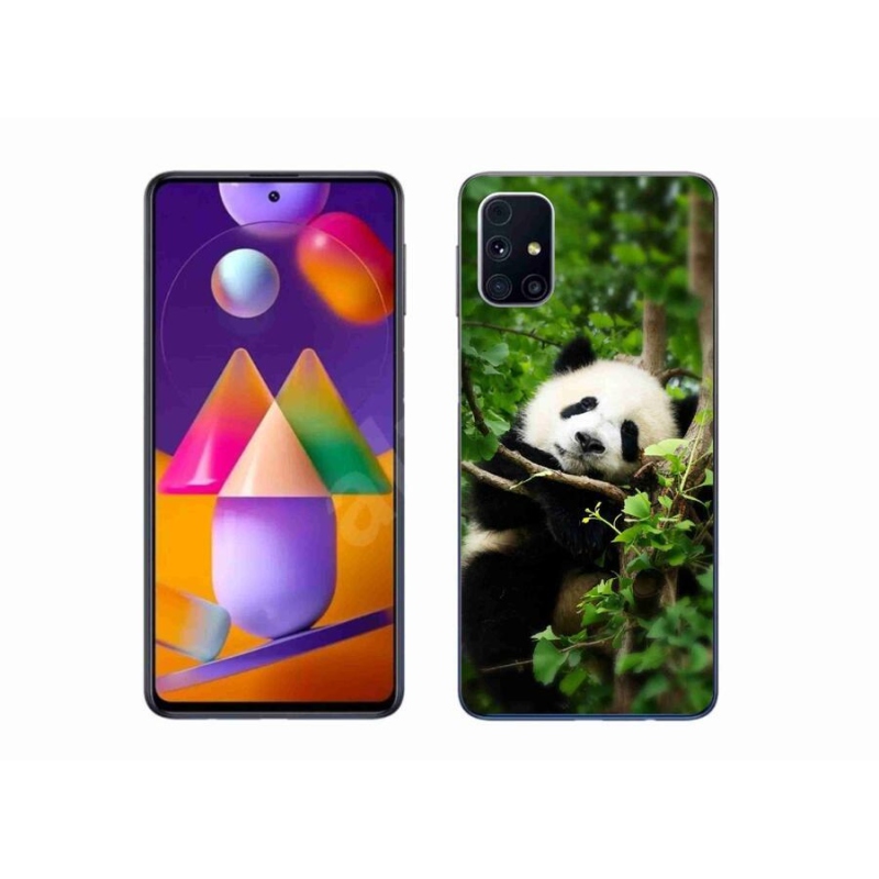 Gélový kryt mmCase na mobil Samsung Galaxy A51 5G - panda