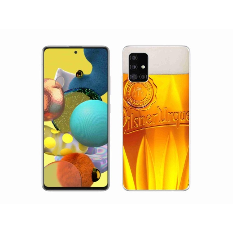 Gélový kryt mmCase na mobil Samsung Galaxy A51 5G - pivo