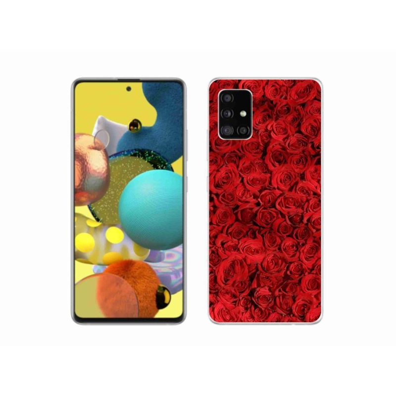 Gélový kryt mmCase na mobil Samsung Galaxy A51 5G - ruža