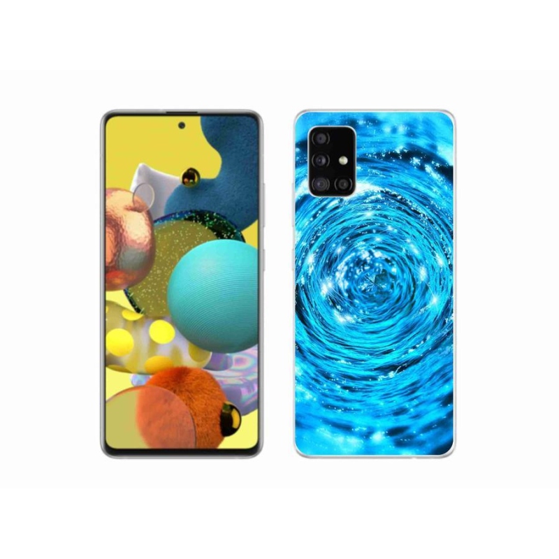 Gélový kryt mmCase na mobil Samsung Galaxy A51 5G - vodný vír