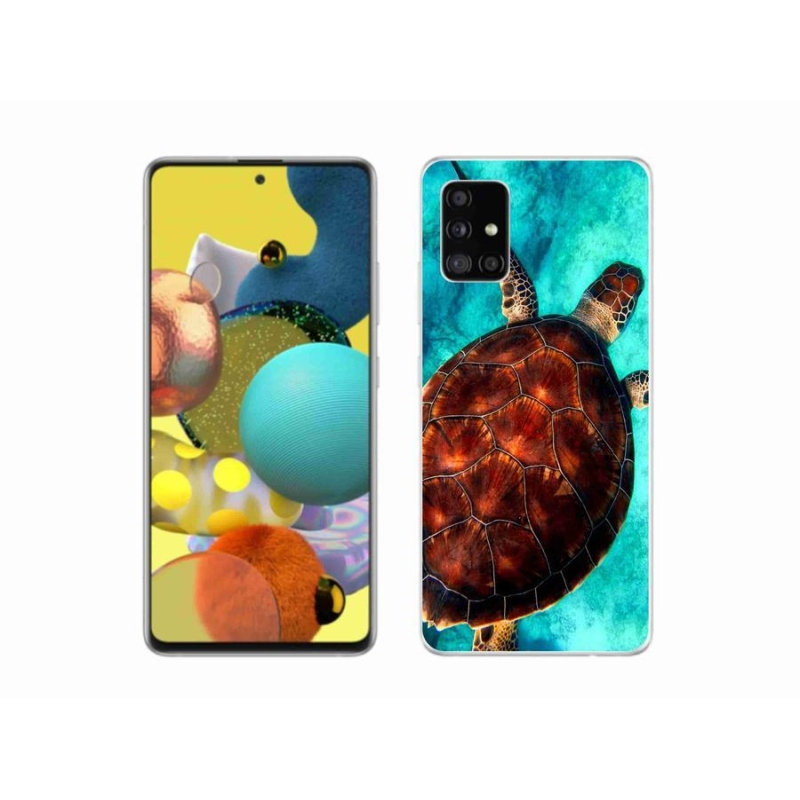 Gélový kryt mmCase na mobil Samsung Galaxy A51 5G - korytnačka