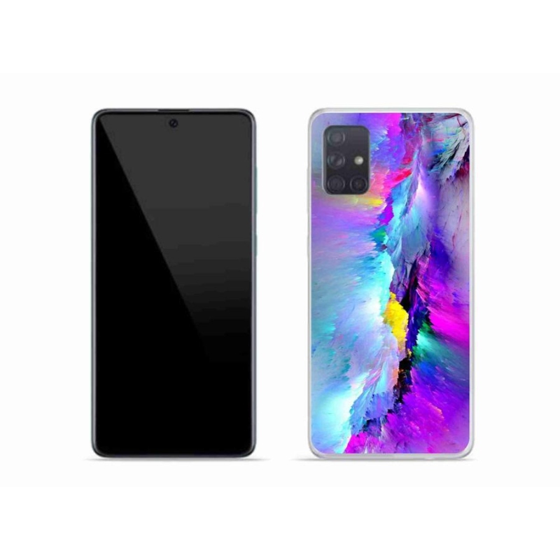 Gélový kryt mmCase na mobil Samsung Galaxy A51 - abstrakt